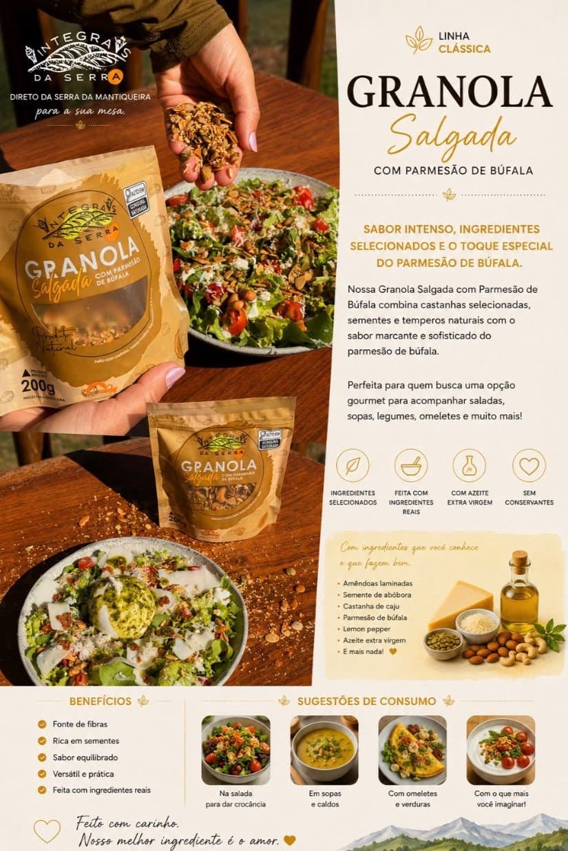 Granola Salgada · Parmesão de Búfala — foto 2